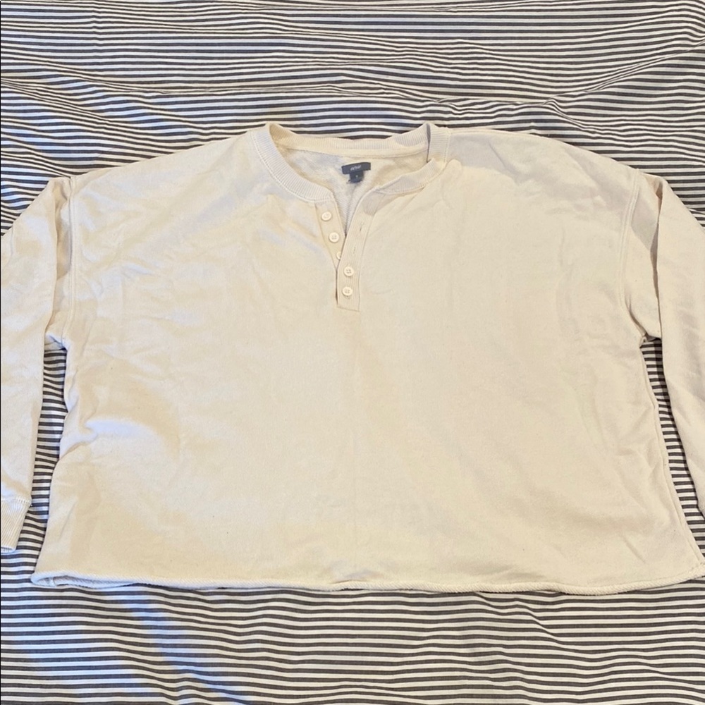 Aerie Cream Relaxed Sweatshirt